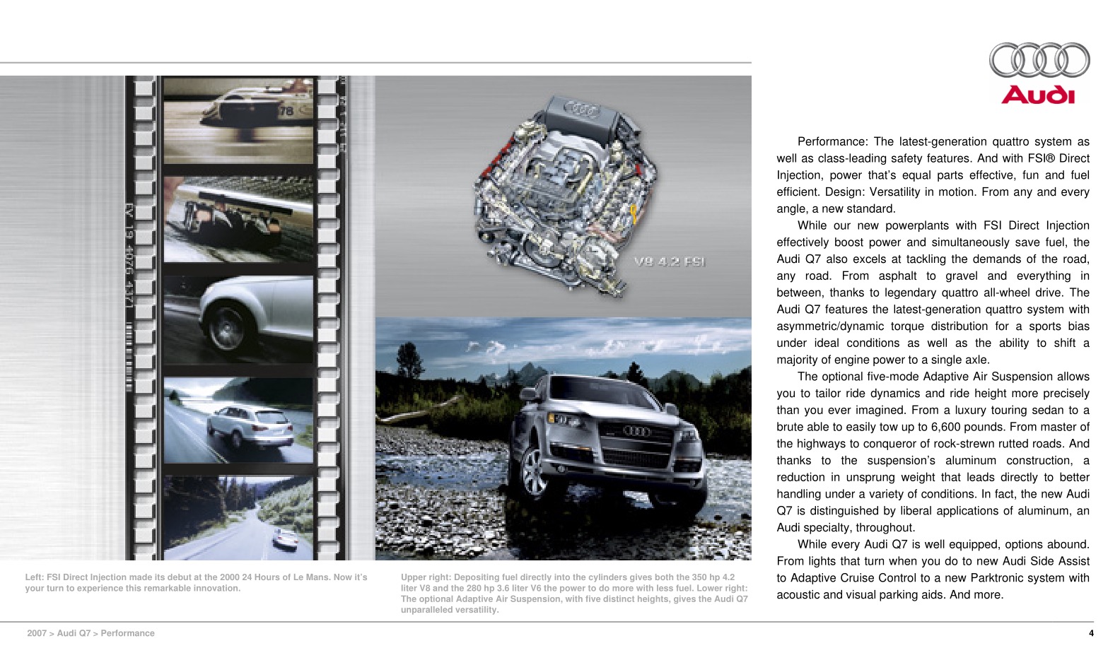 2007 Audi Q7 Brochure Page 6